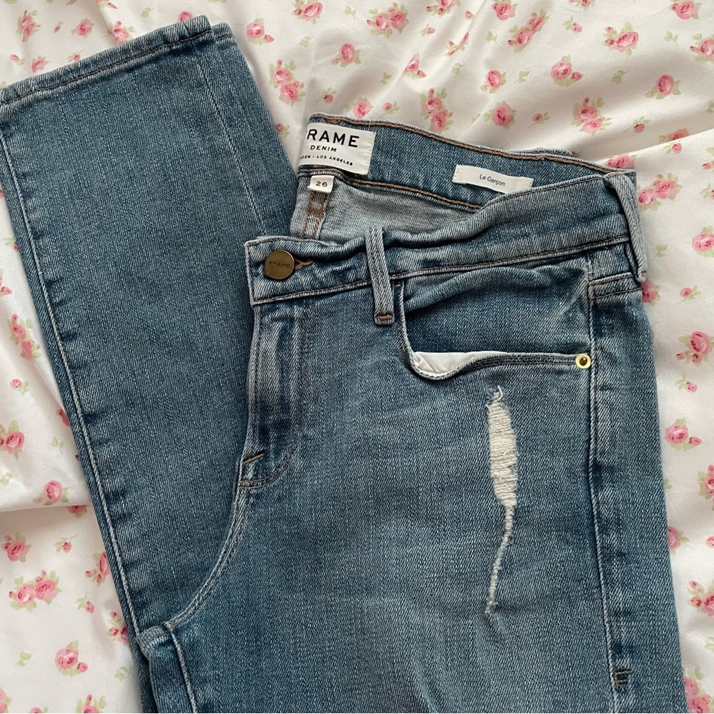 frame denim le garcon jeans